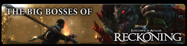 The Big Bosses of Kingdoms of Amalur: Reckoning