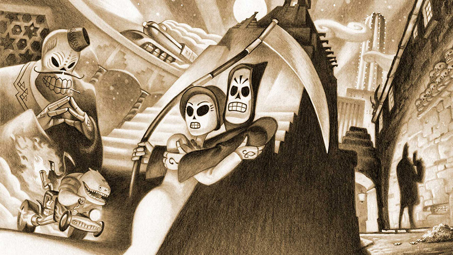 Grim Fandango Artwork