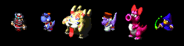 Super Mario RPG Sprites: Villains