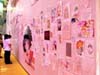 Fan art wall