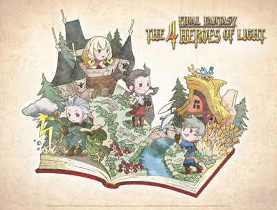 Final Fantasy: 4 Heroes of Light Poster