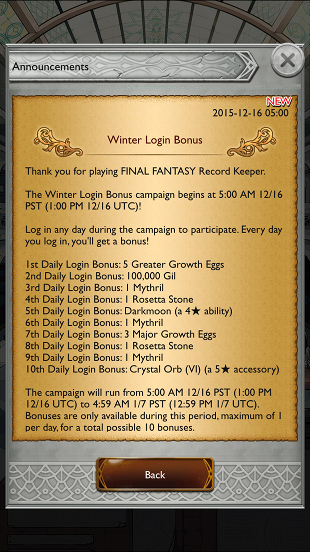 Final Fantasy Record Keeper
