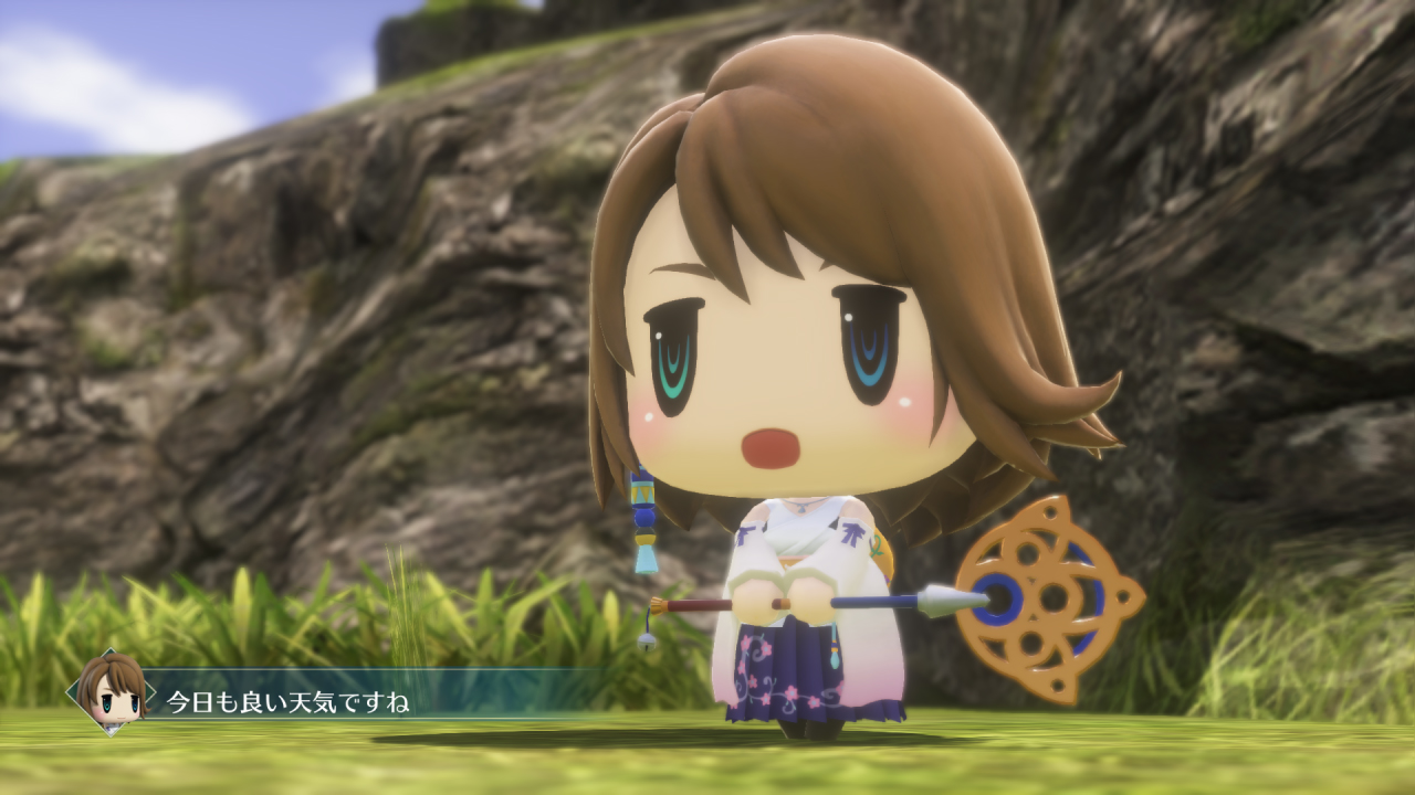 world of final fantasy yuna