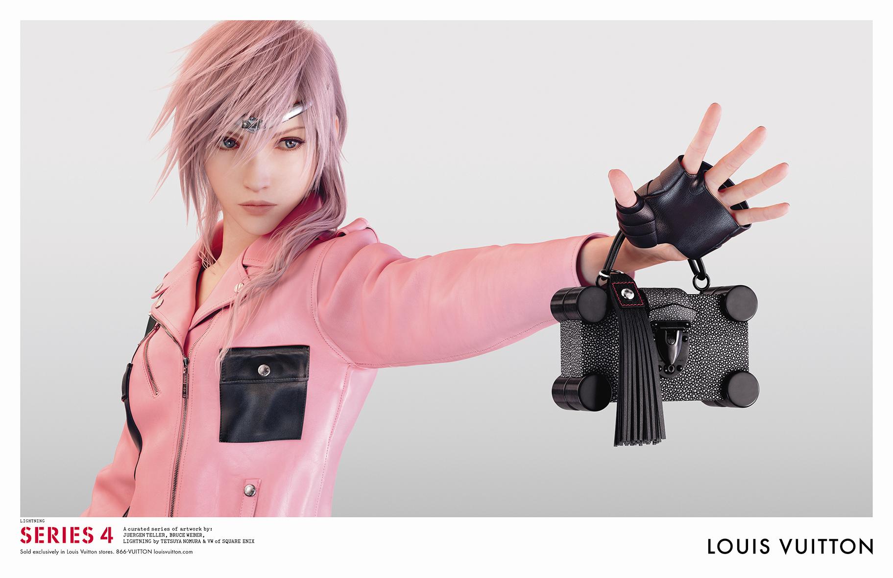 lightning final fantasy xiii fashion model square enix louis vuitton tetsuya nomura