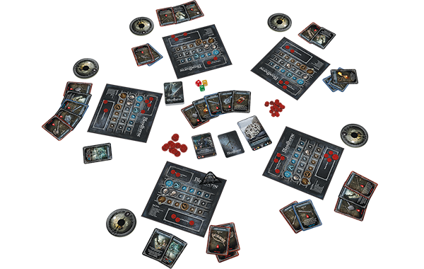 Bloodborne The Card Game Setup