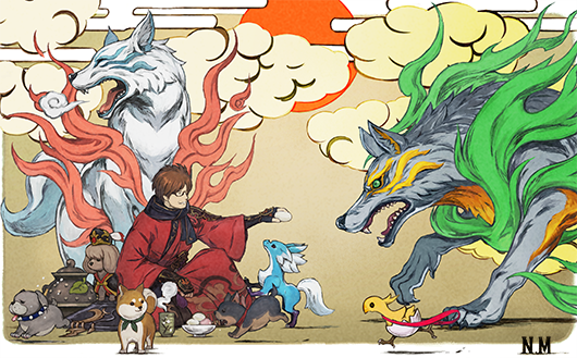 final fantasy xiv stormblood new years 2018 naoki yoshida lodestone artwork